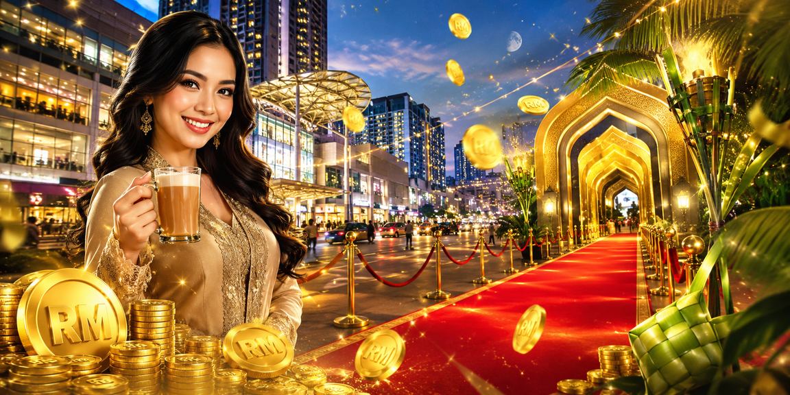 Pengguna Malaysia menikmati platform hiburan limau77 sempena Hari Raya di Johor Bahru