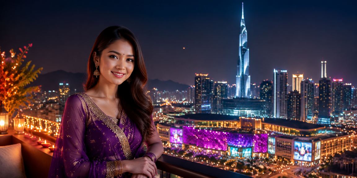 Suasana kasino langsung mewah dengan meja baccarat dan roulette di limau77 Kuala Lumpur