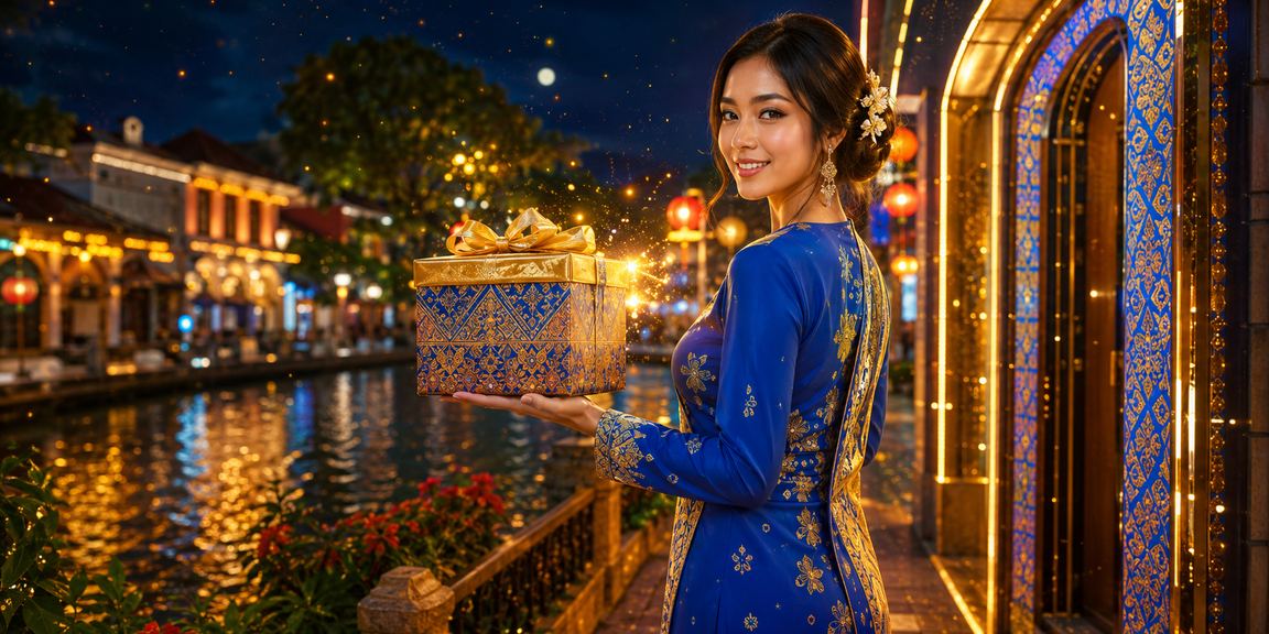 Hiburan kasino dan sukan dalam talian di Melaka dengan tema baju kurung